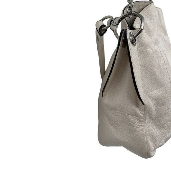 orYANY Danielle Italian Leather Convertible Shoulder/Crossbody Bag Creamy White - Picture 4 of 12